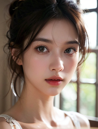 白裙子与黑打底的和谐演绎