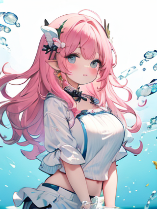 女孩穿绿色上衣的春日之约：一场颜色与心情的邂逅